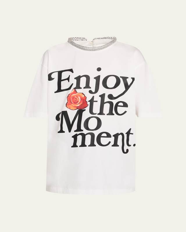 Embellished Enjoy The Moment T